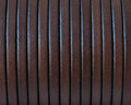 Flat Leather. 3x1.5mm. Dark brown. Best Quality