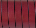 Flat leather cord 10x1,5mm. Burdeous. Best Quality.