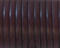 Flat leather cord 5x1,5mm. Garnet. Best Quality.