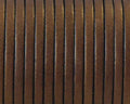 Flat leather cord 3x1,5mm. Metalic old gold. Best Quality.