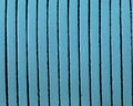 Flat leather cord 3x1,5mm. Blue. Best Quality.