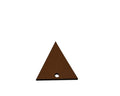 Leather pendant 30x19mm. Light brown. Inn.2mm. Best Quality