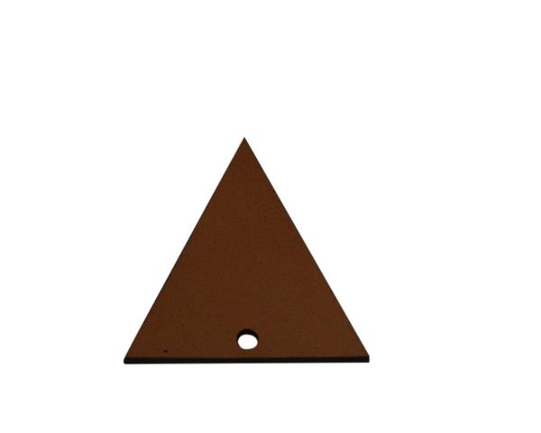 Leather pendant 35x34mm. Light brown. Inn.2mm. Best Quality