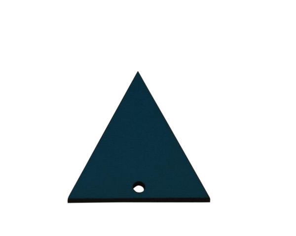 Leather pendant 35x34mm. Blue Turquoise. Inn.2mm. Best Quality