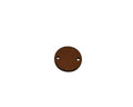 Conector de Cuero 21mm. Marron claro. Int.2mm. Calidad superior.