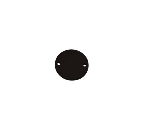 Leather connector 24mm. Dark brown. Inn.2mm. Best Quality