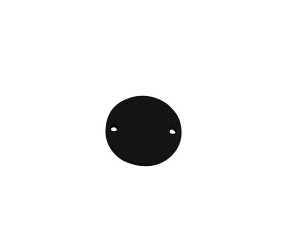 Leather connector 24mm. Black. Inn.2mm. Best Quality