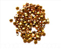 Rhinestone Cabochons. 4-4.1mm. Light brown.