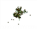 Rhinestone cabochons 1.7-1.8mm. peridot.