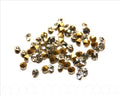 Rhinestone cabochons 4.8-5.1mm. crystal. 72 Ud.