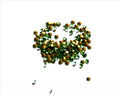 Rhinestone cabochons 2.8-2.9mm. peridote. 144 Ud.