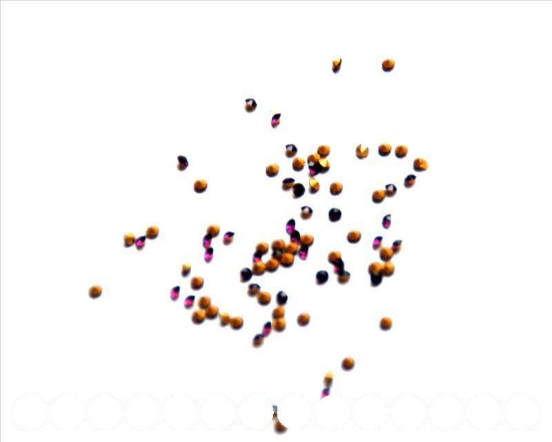 Rhinestone cabochons 1.9-2mm. dark purple.