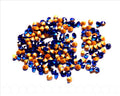 Rhinestone cabochons 1.9-3mm. blue.