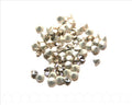 Rhinestone cabochons 4.8-5.1mm. crystal.