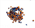 Rhinestone cabochons 4-4.1mm. dark blue.
