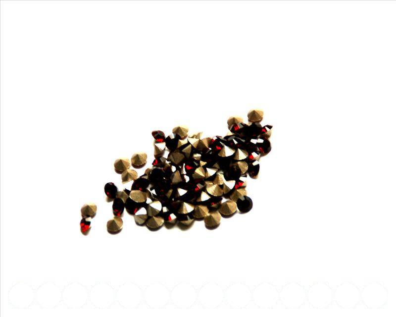 Swarovski. Xilion Chatons 3mm. Garnet.