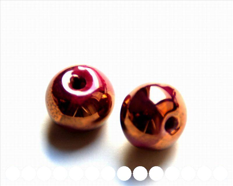 Ceramic. Round, 16mm. Maroon. Int.3.5-4mm..