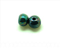 Ceramic. Round 12mm. grey blue. Inn. 3mm approx.
