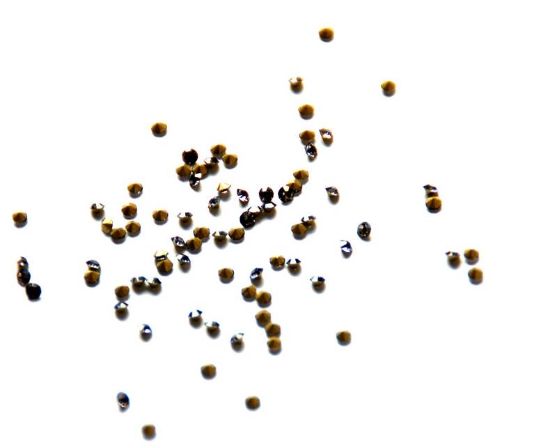 Crystal. Rhinestone Chaton. 1,7-1,8mm. Black Diamond.