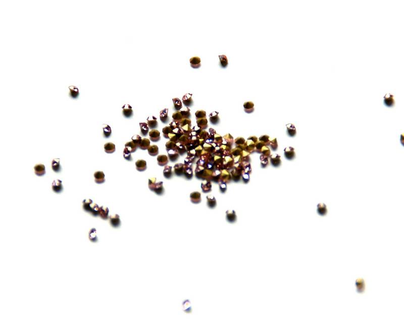 Crystal. Rhinestone Chaton. 1,7-1,8mm. Light Rose.