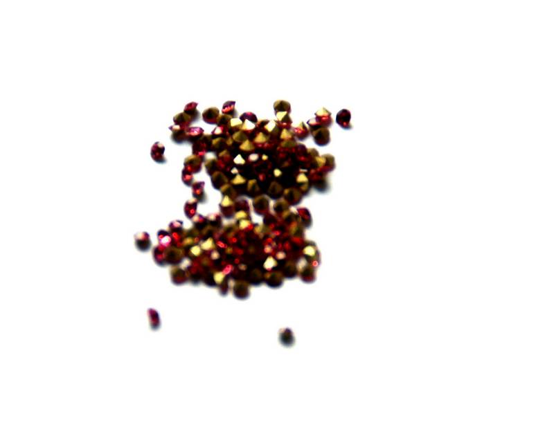 Crystal. Rhinestone Chaton. 1,7-1,8mm. Rose .