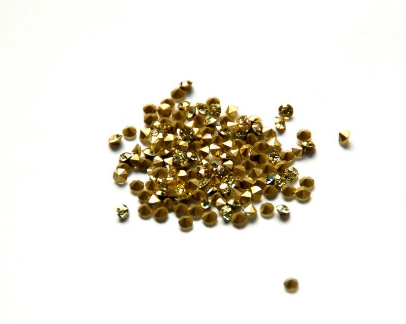 Crystal. Rhinestone Chaton. 2,9-3mm. Jonquil.