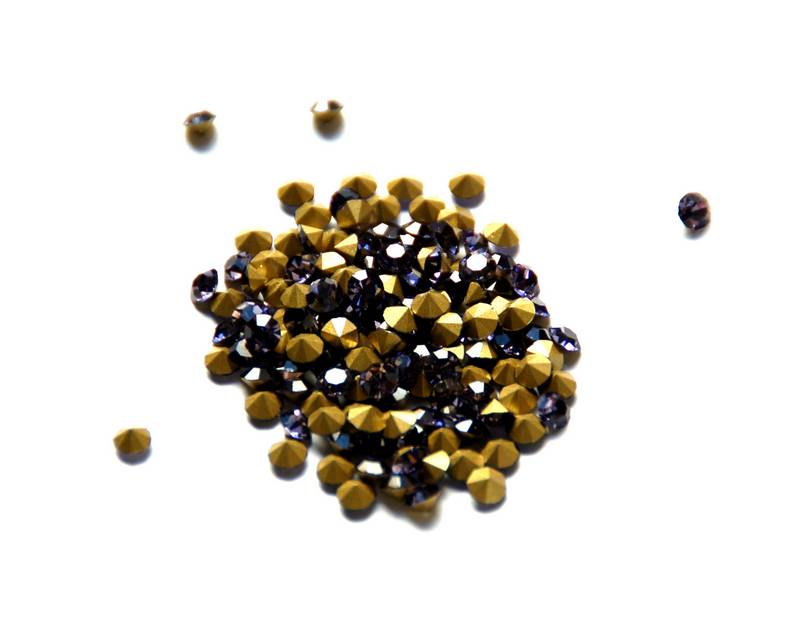 Crystal. Rhinestone Chaton. 4-4,1mm. Violet . 144 Ud.