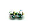 Ceramic. Round. 18mm. White. Inn.2mm approx.
