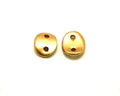 Ceramic. Connector. 30x25mm. Gold mat. Inn.4mm. app.