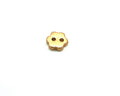Ceramic. Button. 20mm. Gold mat. Inn.3mm. approx.