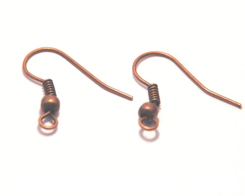 Fish Hook 0.5x17mm. Red bronze. Approx. 100 PCs
