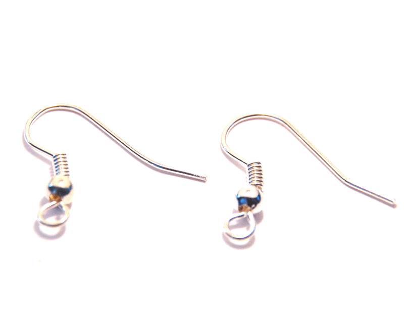 Fish Hook 0.5x17mm. Silver color. Approx. 100 PCs