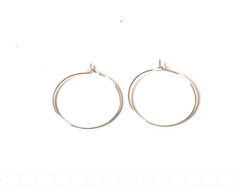 Hoop Earring 25mm. 26 PCs