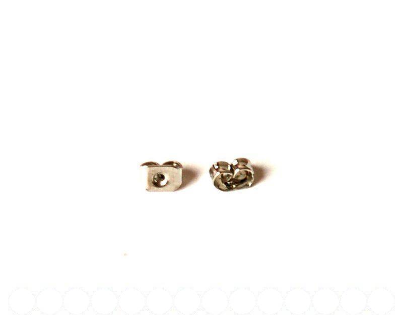 Hoop Earwires, 5x4mm. Dark silver color. 200 PCs
