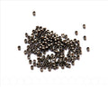 Brass Crimp Bead, 2.5mm. Antique silver 200 PCs.
