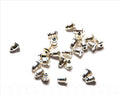 Ear Stud Component. 4x6mm. Silver color.