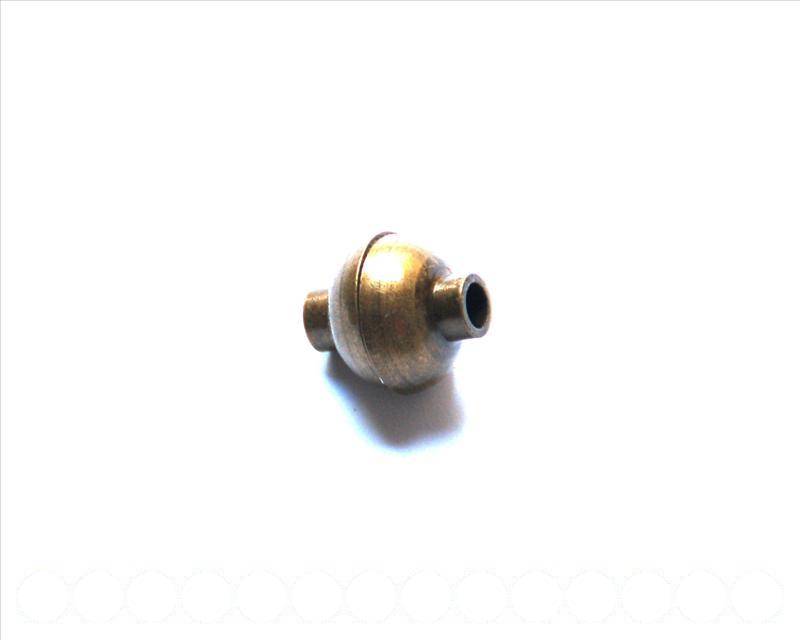 Magnetic Clasps. 13x15mm. Bronze. Hole:Approx 4MM. Bag.