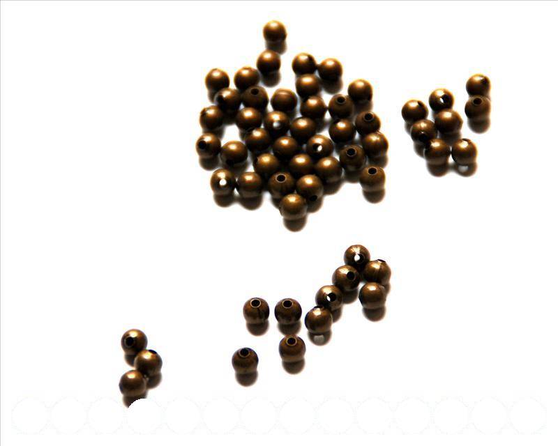 Metal. Round 4mm. Bronze. Inn. 1mm. Approx.