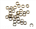 Jumprings. Double Ring, 8x0.7mm. Bronze.