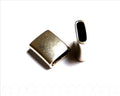 Zamak. Tube, 26x25x9mm. Silver color. Inn. 22x6mm.