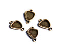 Zamak. 13x23mm. Silver color. Inn. 2mm.