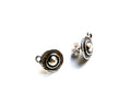Zamak. Clasp. 12mm. Silver color. Inn. 2mm.