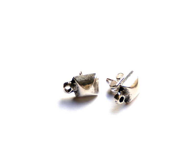Zamak. Clasp. 8 Mm. Silver Color. Inn. 1.5mm.