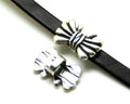 Zamak. Ribbon. 30x10.5mm. Silver color. Inn. 7x10mm.