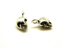Zamak. Skull. 16x12x15mm. Silver Color. Inn.4mm.