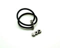 Zamak. 33x8mm. Silver color. Inn. 5.2mm.