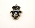 Zamak. Pendant. Skull. 35mm. Silver color. Inn. 3mm.