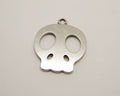 Zamak. Pendant. Skull. 60mm. Silver color. Inn. 5mm.