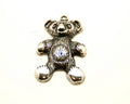Zamak. Pendant. Bear. 35x55mm. Silver color. Inn.3mm.