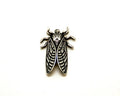 Zamak. Pendant. Katydid. 30x50mm. Silver c. Inn.1.5mm.